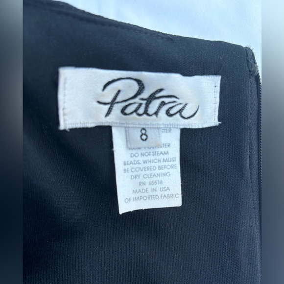 Beautiful Patra Evening Formal Party Dress black long sleeves women’s size 8 - Picture 2 of 3